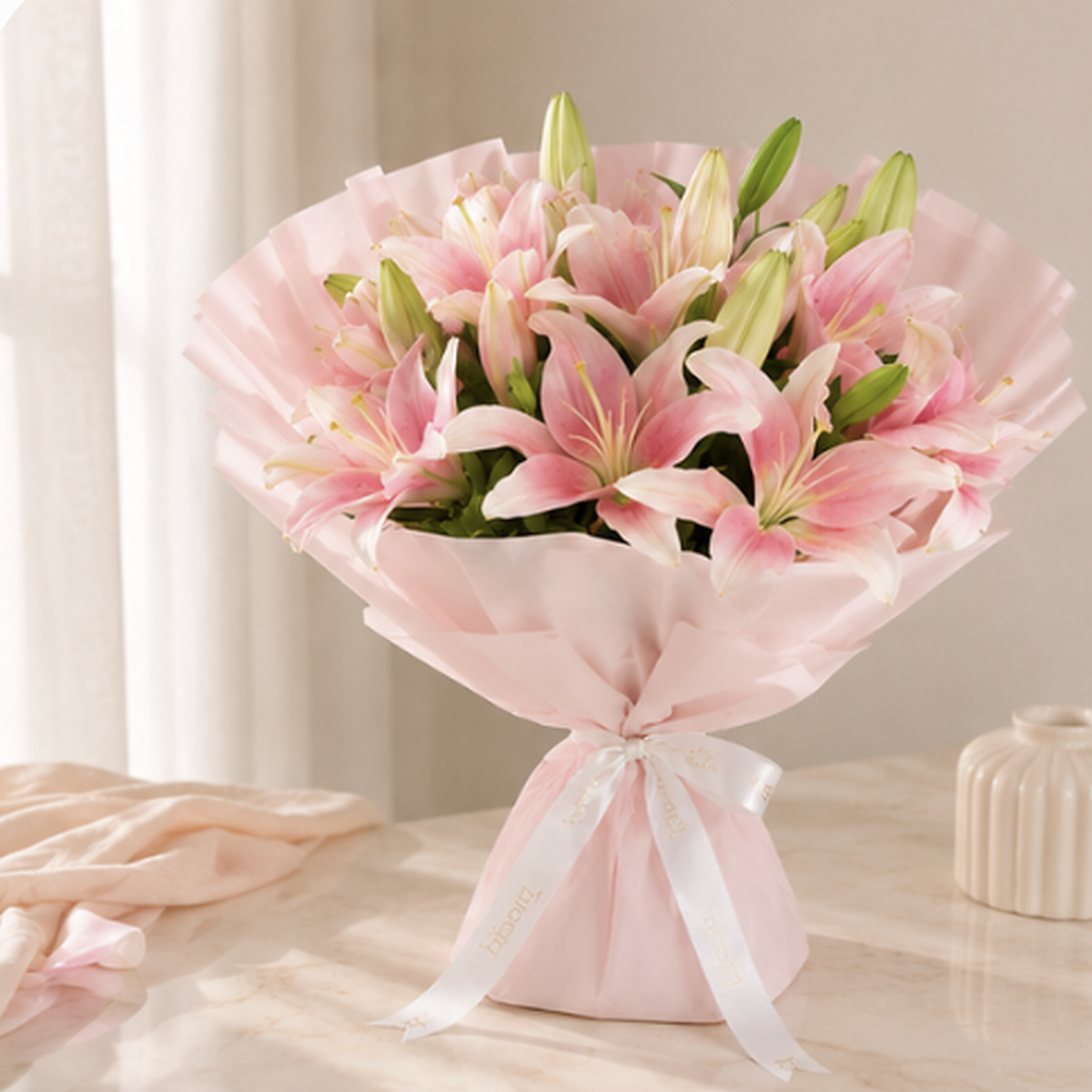 Blushing Lilies