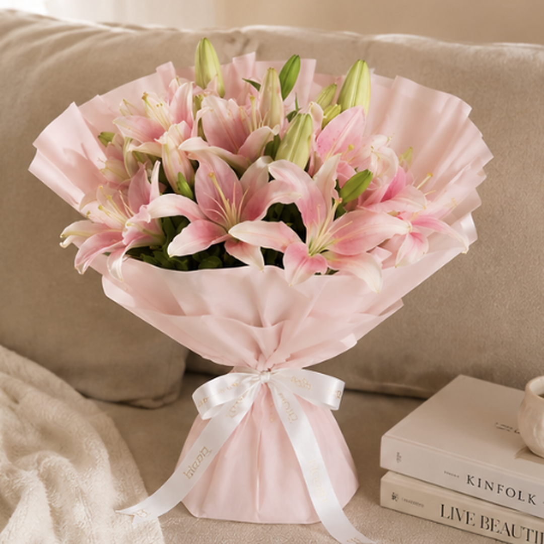 Blushing Lilies