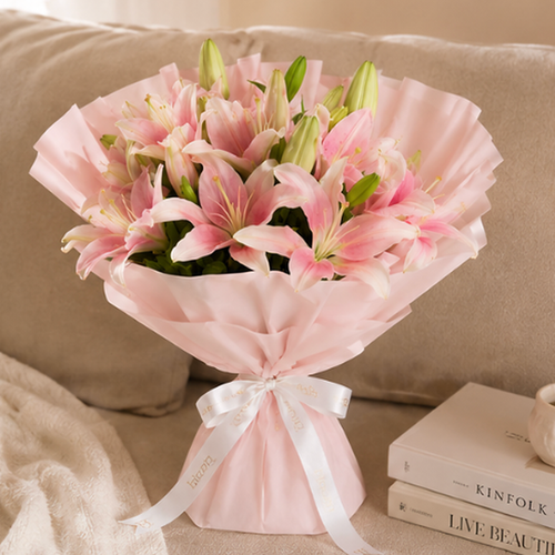 Blushing Lilies