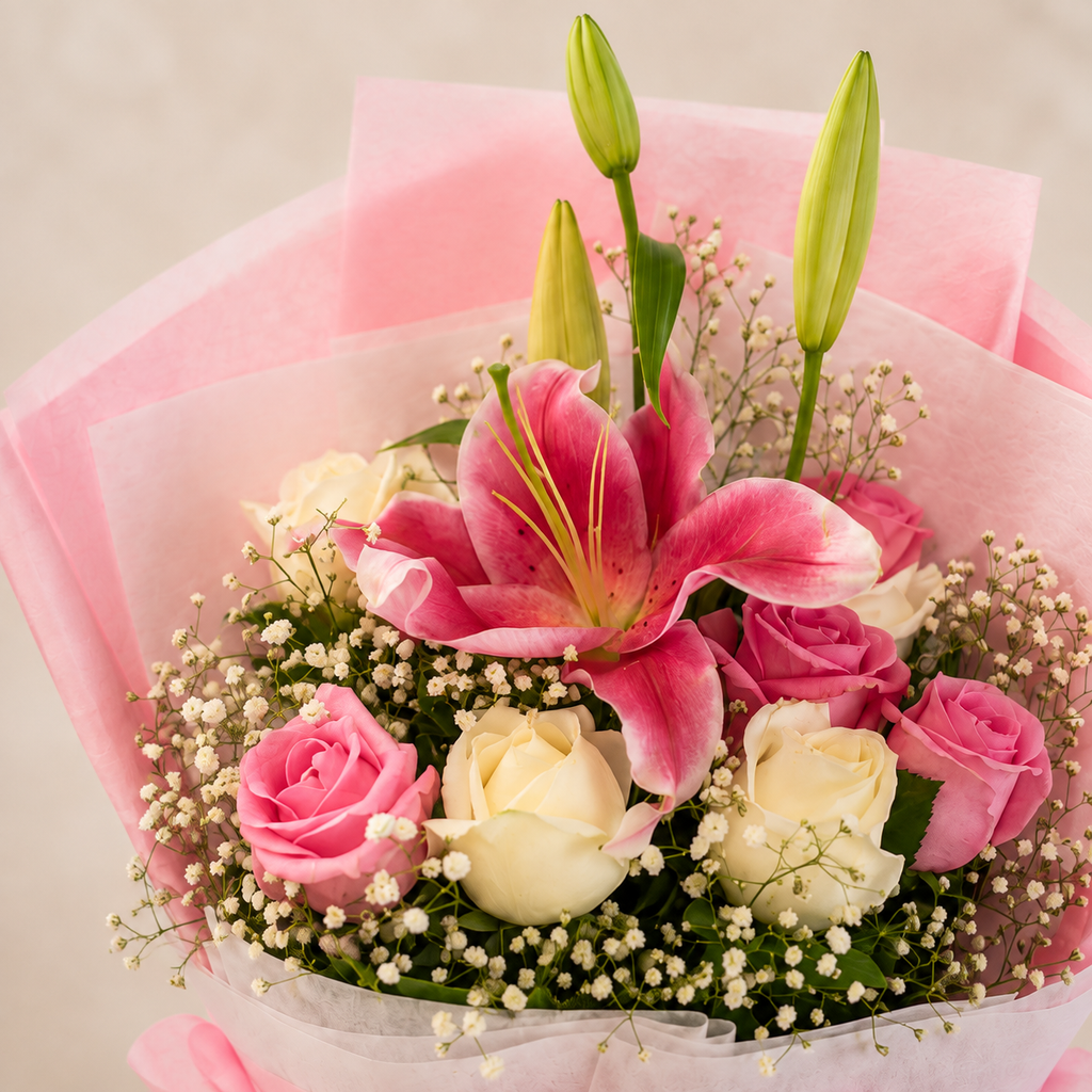 Pink Lily Wrap