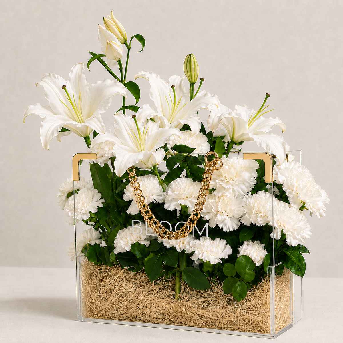 White Amari Tote