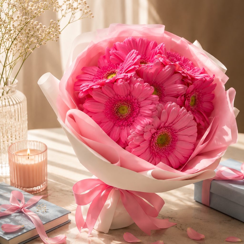 Pink Pop Daisies