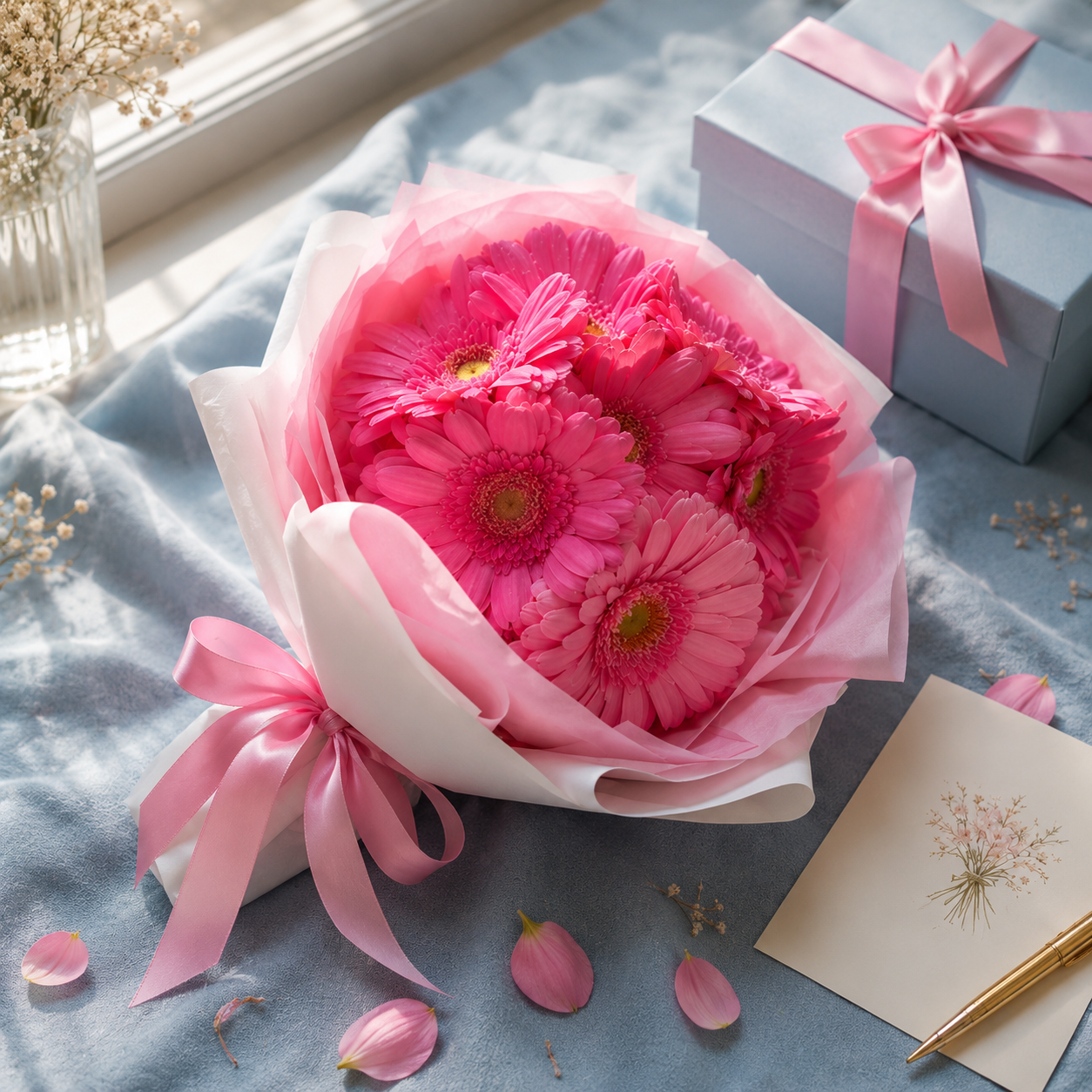 Pink Pop Daisies