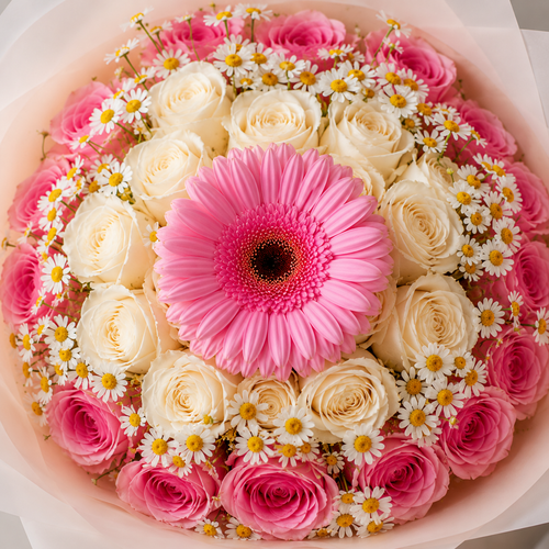 Centerpiece Daisy Wrap