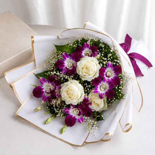 Orchid Ivory Bouquet