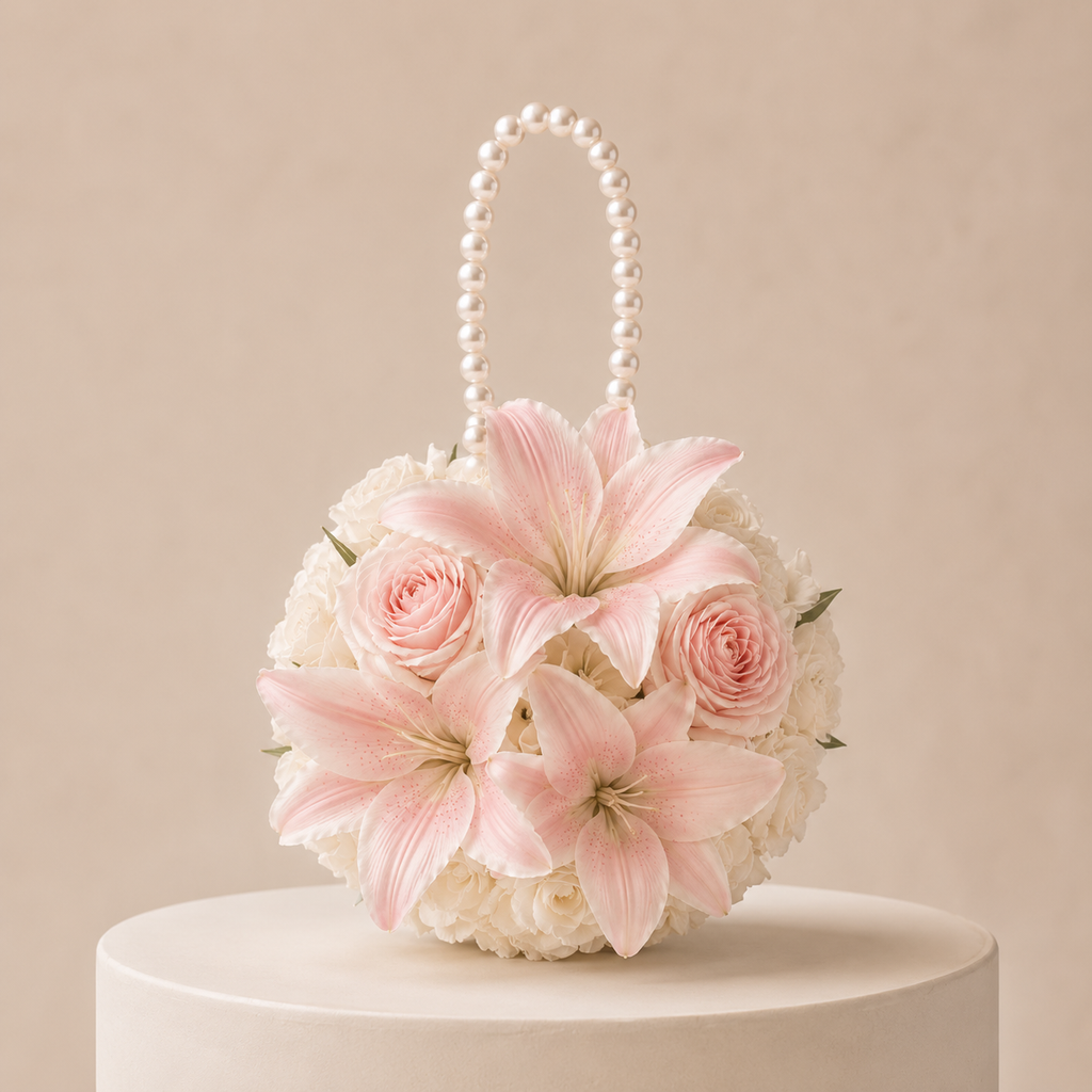 Blush Lily Clutch