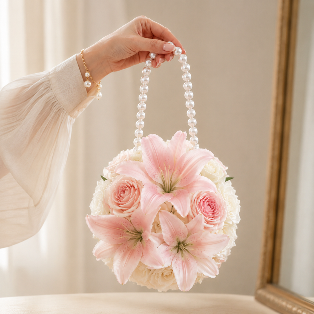 Blush Lily Clutch