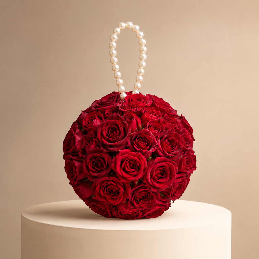 Red Rose Clutch