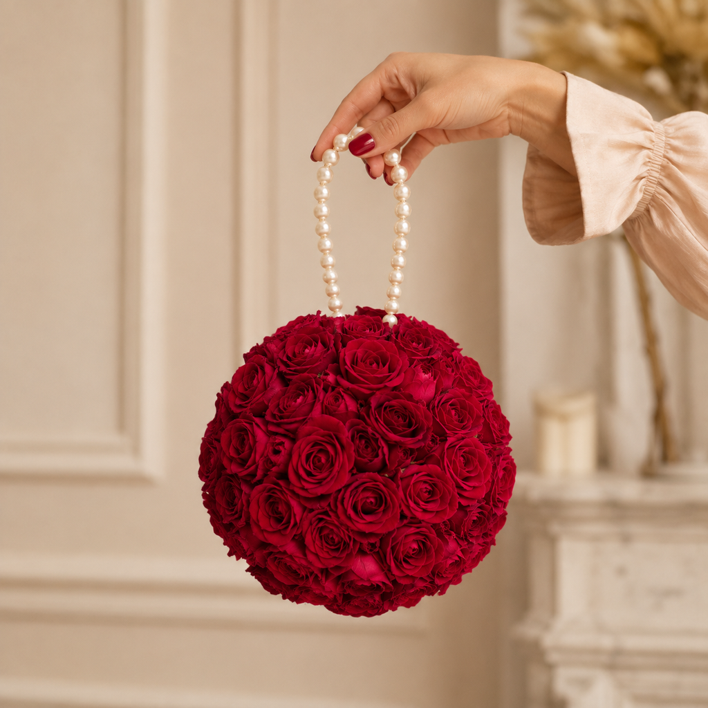 Red Rose Clutch