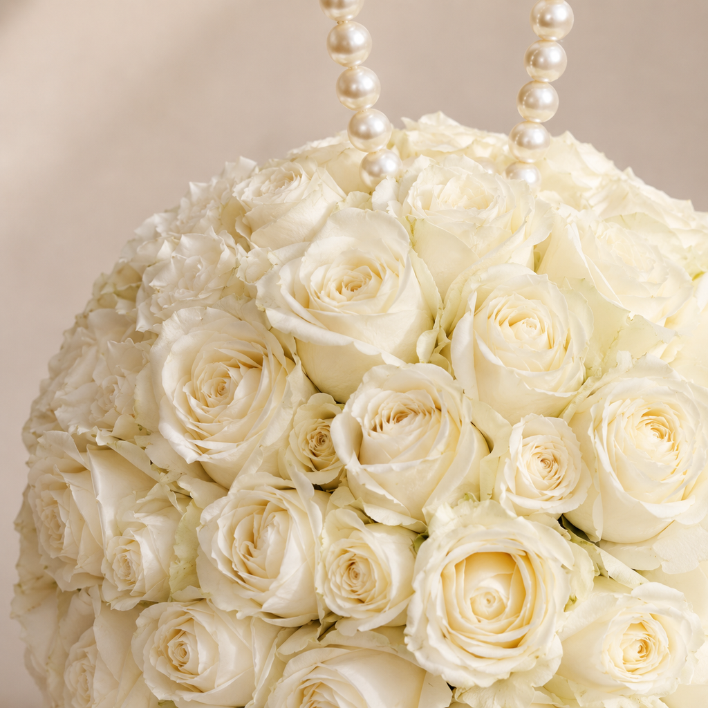 White Rose Clutch