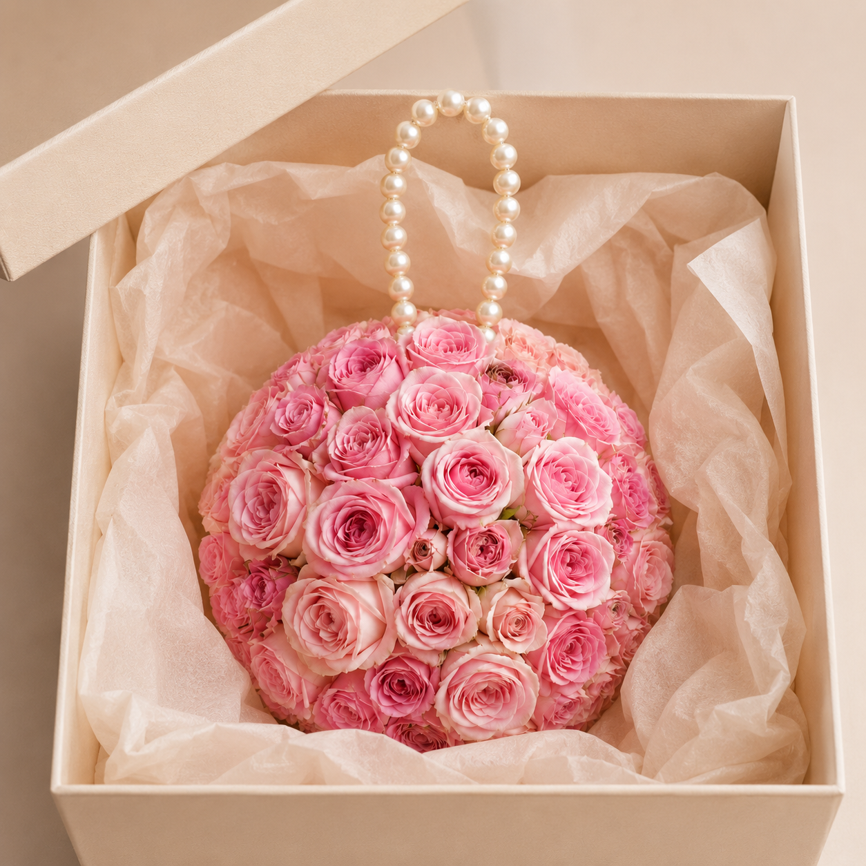 Pink Rose Clutch