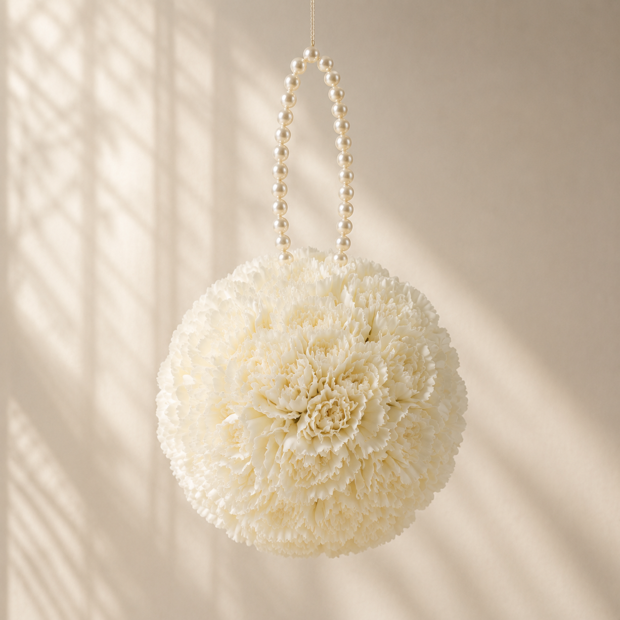 White Carnations Clutch