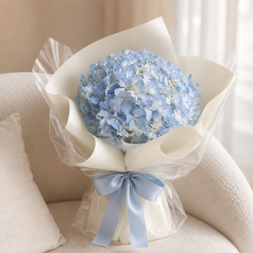 Blue Hydrangea Wrap