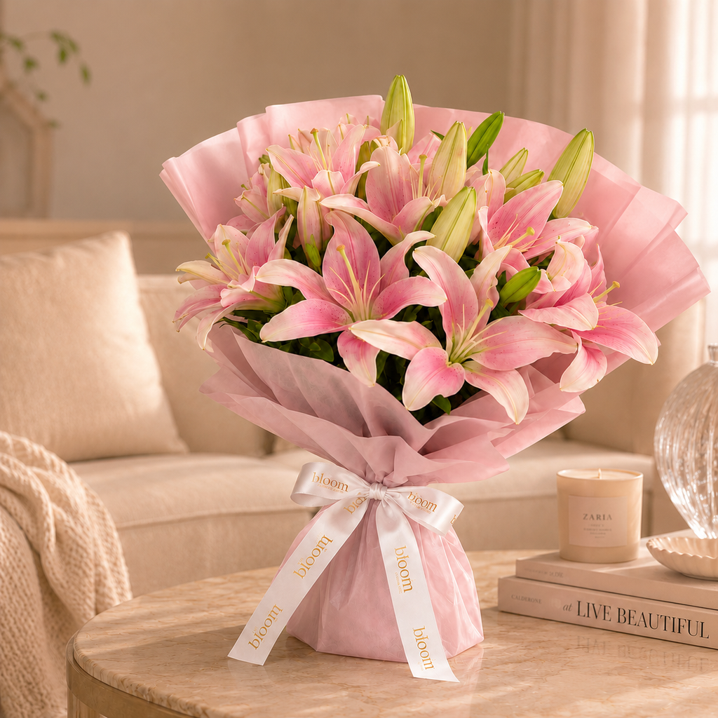 Blushing Lilies