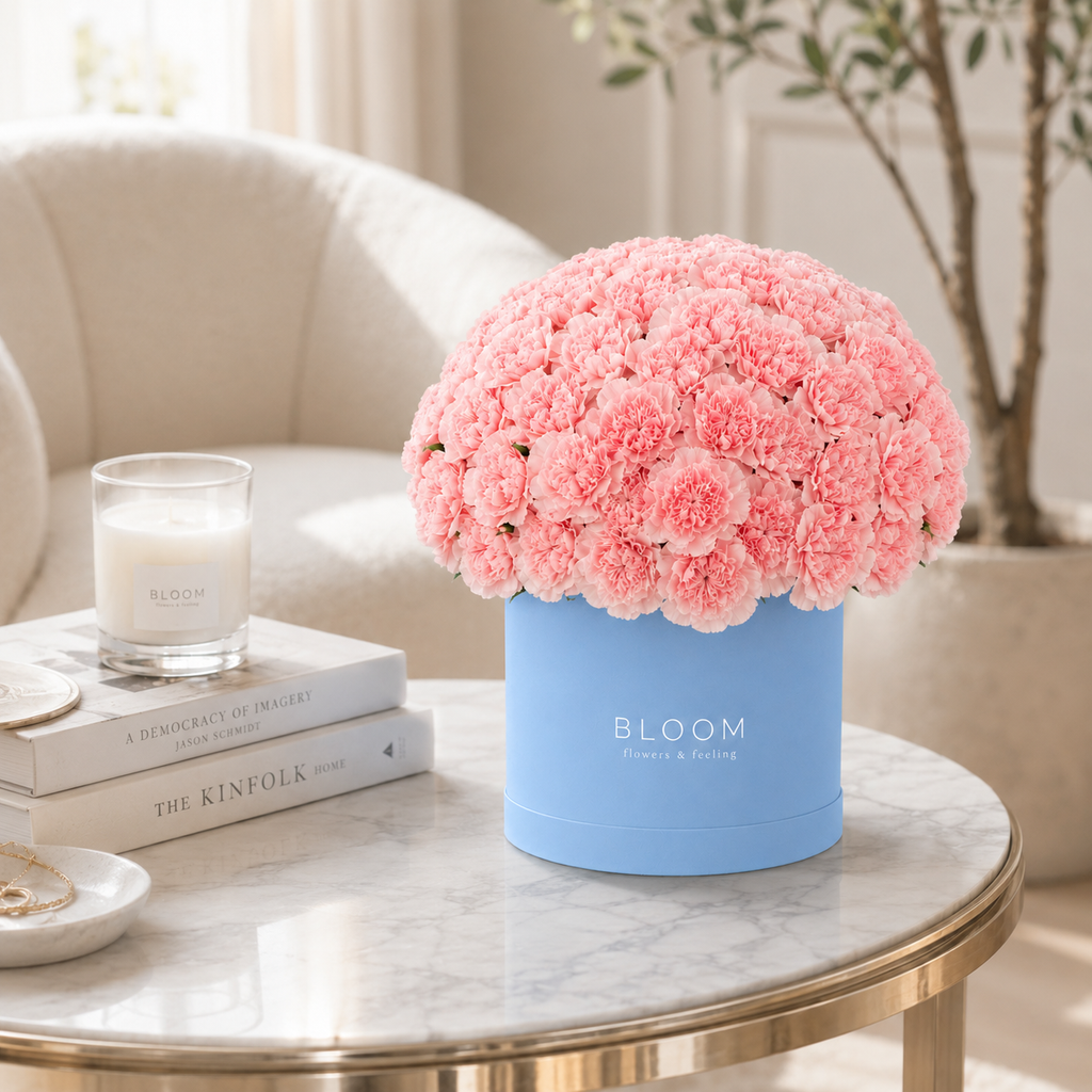 Pink Carnations Bloom Box