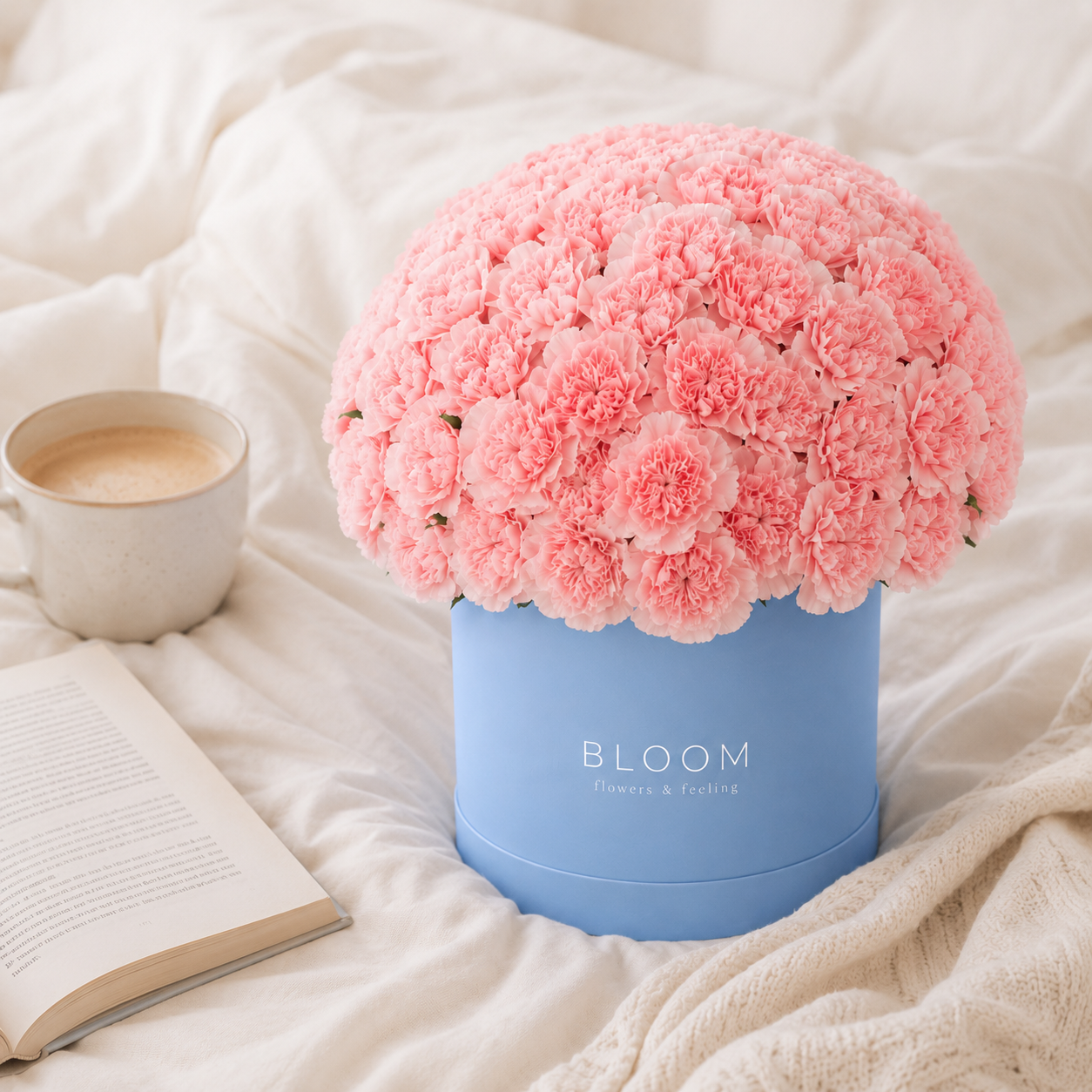 Pink Carnations Bloom Box