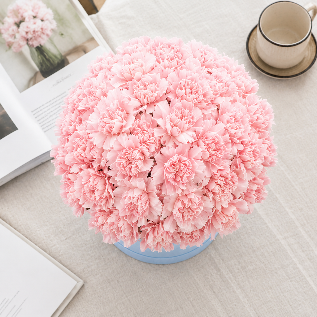 Pink Carnations Bloom Box