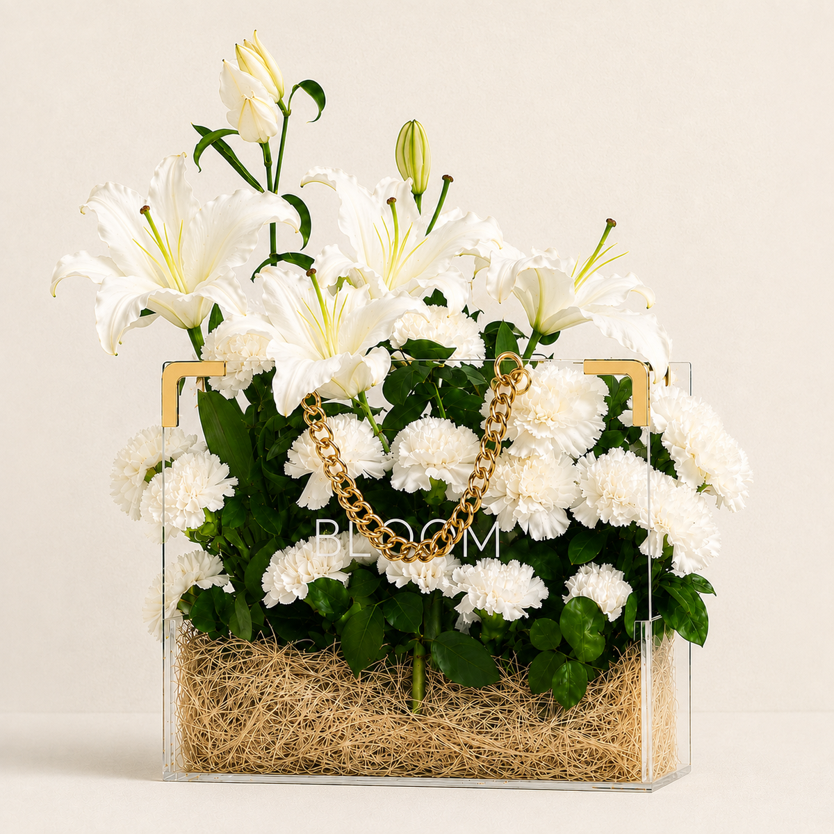 White Amari Tote