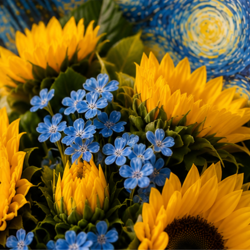 Starry Sunflower Wrap