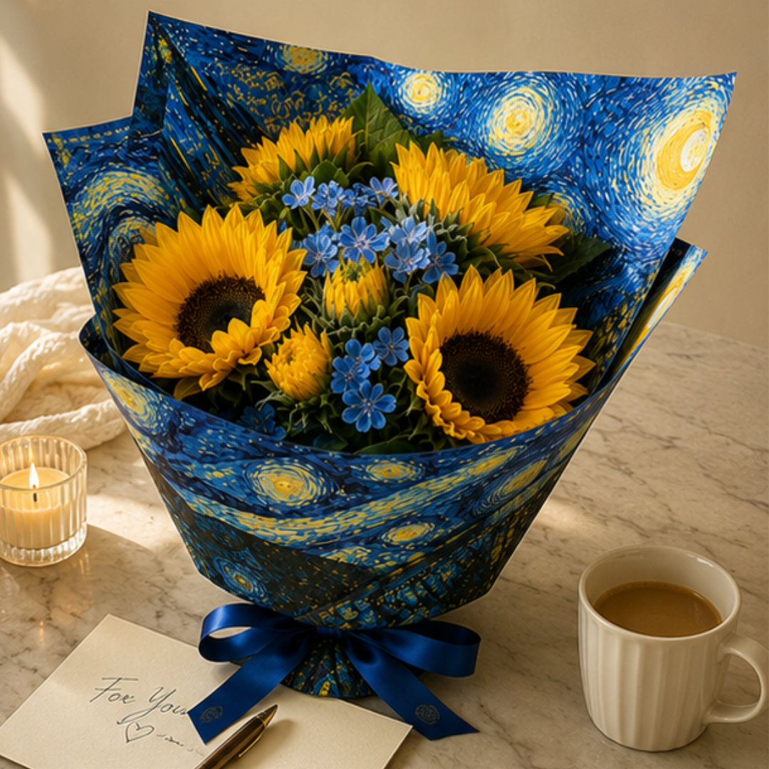 Starry Sunflower Wrap