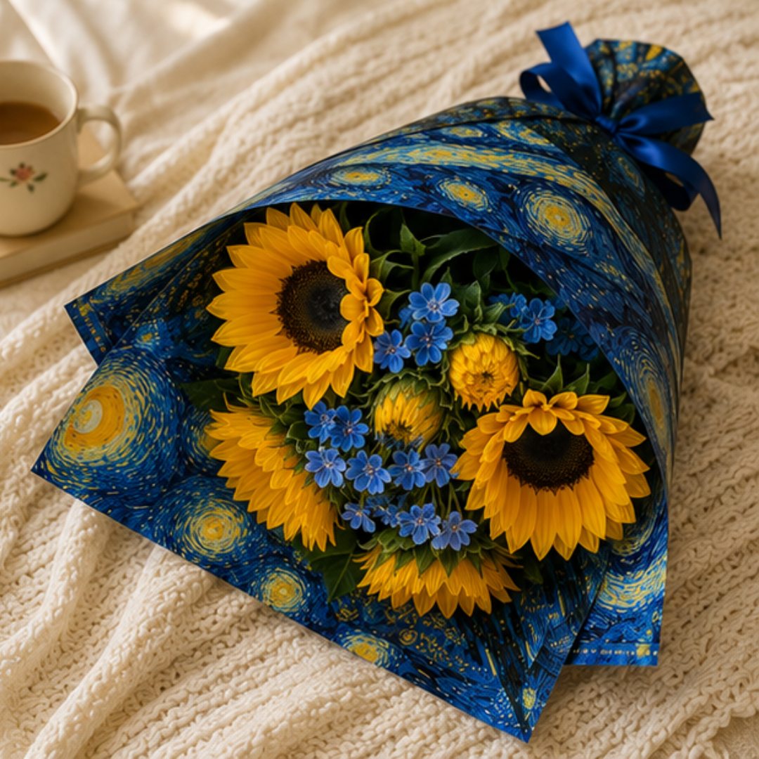 Starry Sunflower Wrap