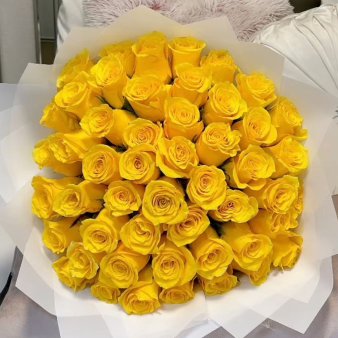 Radiant Yellow Rose Wrap