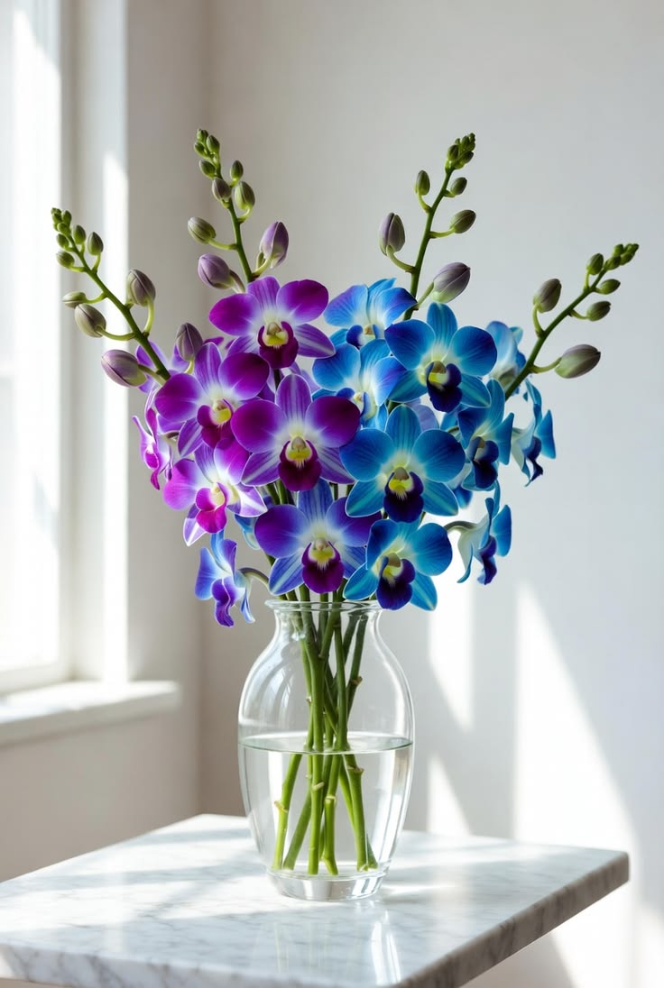 Twilight Orchid Vase